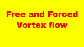 free and forced vortex flow  free vs forced vortex flow  fluid mechanics freevortex forcedvortex [upl. by Nirat]