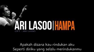 Ari Lasso  Hampa  Lirik [upl. by Nirak]