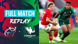 Insane 10 try Irish derby  Munster v Connacht R1 202425  Full Match Replay [upl. by Maze]