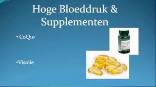 Hoge Bloeddruk en Supplementenmp4 [upl. by Atonsah]