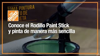 Conoce el Rodillo Paint Stick y pinta de manera más sencilla  Pintura  The Home Depot Mx [upl. by Odnalro777]