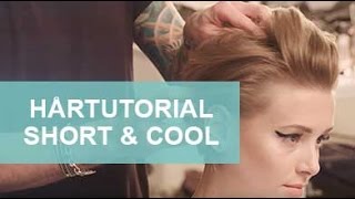 Hårtutorial  Styling Kort Hår [upl. by Eek822]