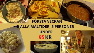 BUDGETUTMANING VECKA 1  Inte ens 100 kr [upl. by Maice389]