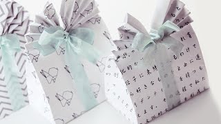 Origami Gift Bag Tutorial  DIY  Paper Kawaii [upl. by Cord]