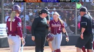 2017 Mary Nutter Michigan vs FSU Got A Little Intense [upl. by Salas]