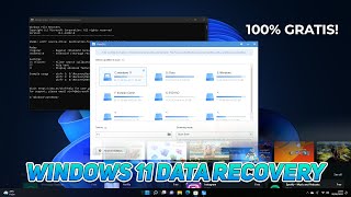 100 GRATIS Data Recovery Windows 1110 Dari Microsoft  Winfr GUI [upl. by Valerle]