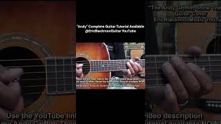 THE ANDY GRIFFITH SHOW Theme On Guitar  FULL COVER amp LESSON AVAILABLE EricBlackmonGuitar [upl. by Little]