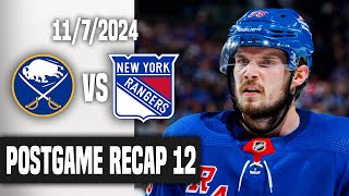 Ranger Fan Reaction Game 12┃BUF6 NYR1 THE RANGERS GET DESTROYED BY THE SABRES RANT [upl. by Strage]