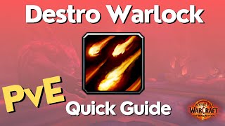 Destruction Warlock The War Within Guide  TWW Season 1 [upl. by Annayram]