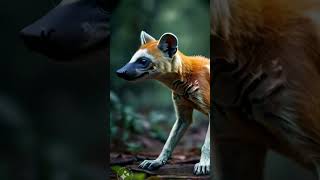 Sifaka And Dhole Combination animalhybrid shorts [upl. by Loseff]