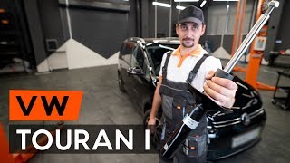 Wie VW TOURAN 1t3 vorderes Federbein wechseln AUTODOC TUTORIAL [upl. by Enoved]