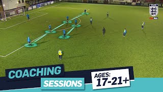 Building The Attack  FA Learning Coaching Session From David Powderly [upl. by Aniluap276]