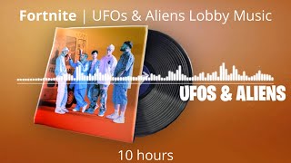 Fortnite  UFOs amp Aliens Lobby Music 10 Hours [upl. by Otrevlig747]