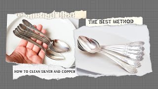 Cleaning Silverware Cupronickel Spoons and Forks Maintenance Hack 2024 [upl. by Dorolice]