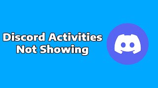 How To Fix Discord Game Activity Not Showing [upl. by Cheffetz]