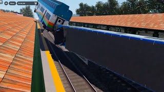 MAJOR Rail Sim Universe Crash At Deerfield Beach [upl. by Aihsi]