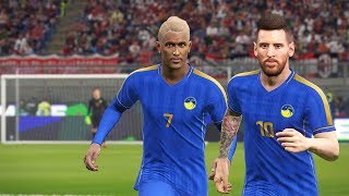 BINHO E MESSI PELA PRIMEIRA VEZ JUNTOS NO MESMO TIME  PES 2018  RUMO AO ESTRELATO 76 [upl. by Hurwit]