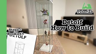 IKEAs Detolf Shelf Tutorial  Steps  Instruction Booklet [upl. by Nnairb]