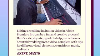 StepByStep Edit Your Wedding EInvite in Premiere Pro PremiereProGuide AdobePremierePro [upl. by Lashoh]