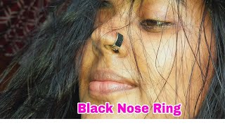 Black Nose Ring how to wear and remove [upl. by Piks]