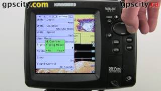 Resetting the Triplog on the Humminbird 597ci HD [upl. by Lyrahs995]