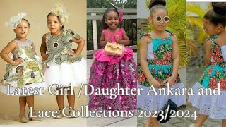 ANKARA AND LACE STYLES FOR KIDS GIRLS Africa Prints styles for kids 2023 daughters [upl. by Isolde73]