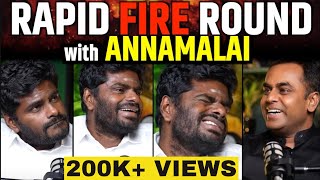 Annamalai Rapid Fire Round with Sushant Sinha Podcast  Kohli or Dhoni Kejriwal or Rahul Gandhi [upl. by Hamish391]