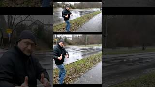 S016 Unclogging a storm drain from a road in Germany shorts [upl. by Muryh]