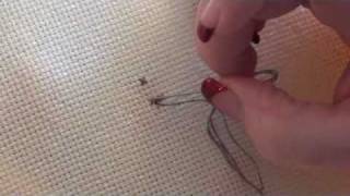 Half Stitch on Aida Fabric  Julies Cross Stitch Tips [upl. by Winni95]