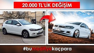 20000 TLlik DEĞİŞİM  VW POLO 2018  170 HP  İnceleme bumodifiyekaçpara [upl. by Herrera]