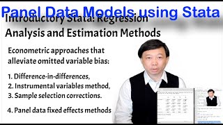 Panel Data Models Using Stata  Regression Analysis and Estimation Methods  Stata Tutorials 50 [upl. by Llesram]