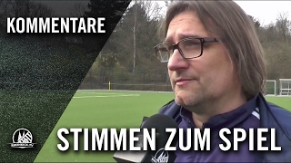 Die Stimmen zum Spiel BuschbellMunzurWesselingUrfeld Landesliga  RHEINKICKTV [upl. by Jael]