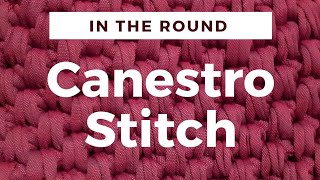 Canestro Stitch in the Round [upl. by Harley]