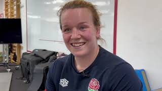 Wedding bells and a 50th cap on the horizon for Bristol and England hooker Lark AtkinDavies [upl. by Werdnael]