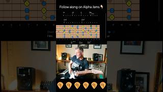 Boomer Bends amp Changing between Relative Minor and Major Keys  Demo Guitar Solo alphajams [upl. by Adnohrahs]