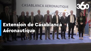 Figeac Aero pose la première pierre du chantier d’extension de «Casablanca Aéronautique» [upl. by Blondell229]