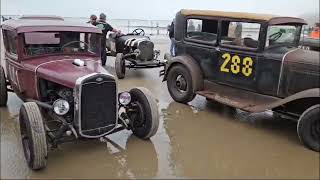 Pendine Sands Hot rod races 2024 vlog day 3 The mist rolls in [upl. by Wilcox57]