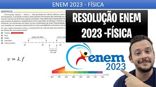 ENEM 2023 FÍSICA  Informações digitais  dados  são gravados em discos ópticos como CD e DVD [upl. by Ahsenroc]