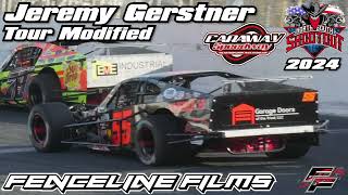 Jeremy Gerstner Tour Modified Caraway Speedway North South Shootout 2024 [upl. by Lytsyrk]