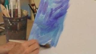 How to Paint a Mottled Background  Acrylic Painting [upl. by Bryner776]