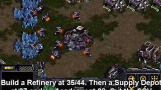 StarCraft How To Terran vs Zerg Build Order [upl. by Keeryt]