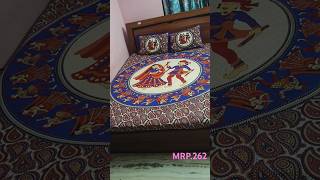 Beautiful bedsheets with pillow covers from Flipkart at just bedsheets flipkart shorts [upl. by Ugo551]