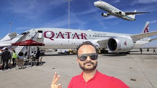 Delhi ✈️ Qatar 🇶🇦  Qatar Airways worlds no1 Airline [upl. by Giffy]