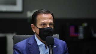 Doria anuncia novas medidas no combate à pandemia em SP  1409 [upl. by Notsniw119]