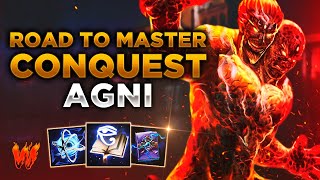 AGNI CUANDO SE TRYHARDEA PASAN COSAS Warchi  Smite Road to Master Conquest S11 [upl. by Tristan907]