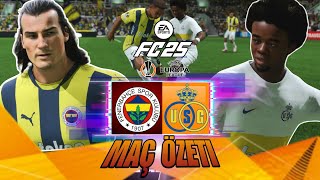 FC 25 FENERBAHÇE  UNION SG  UEFA AVRUPA LIGI MAÇ ÖZETI SIMÜLE  TÜRKÇE SPIKER [upl. by Hurff364]