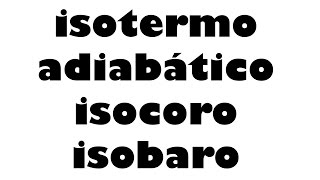 APLICACIONES DEL PRIMER PRINCIPIO DE LA TERMODINAMICA  Termodinámica [upl. by Aveer]