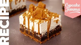 Biscoff Smores Brownie Recipe amp HowTo  Cupcake Jemma [upl. by Atinreb899]