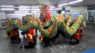 Ano Novo Chinês  Dança do Dragão 01 [upl. by Notyal]