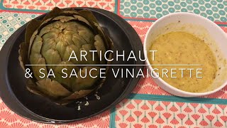 Recette Facile  Artichaut amp Sauce Vinaigrette  Artichoke amp Vinaigrette Sauce  HeyLittleJean [upl. by Carrel]